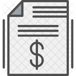 Invoice Paper Logo Icon