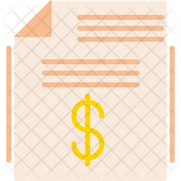 Invoice Paper Logo Icon