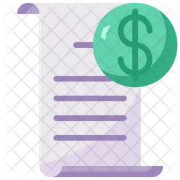 Invoice Receipt  Icon