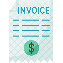 Invoice Receipt Icon - Download in Flat Style