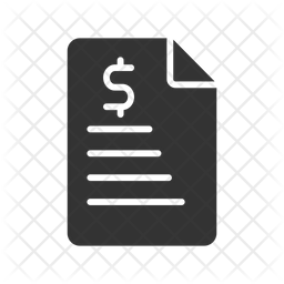 Invoice Receipt Icon - Download in Dualtone Style