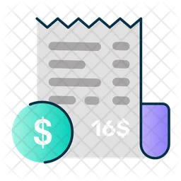 Invoice Receipt  Icon