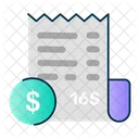 Invoice Receipt Financial Receipt Payment Receipt Icon