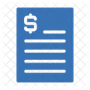 Invoice Receipt  Icon
