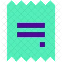 Invoice Receipt  Icon