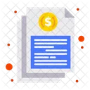 Invoice Receipt  Icon