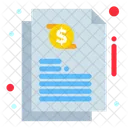 Invoice Receipt  Icon