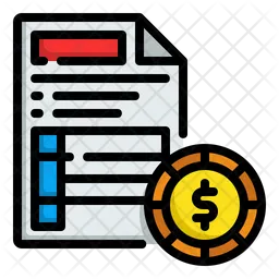 Invoice Receipt  Icon