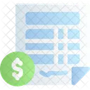 Invoice Billing Statement Icon