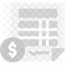 Invoice Billing Statement Icon