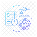 Invoice To Pay Financial Process Budget Plan Icon