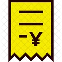 Invoice Yen  Icon