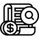 Search Invoice Document Icon