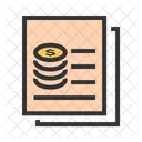 Invoices Bill Budget Icon