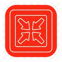 Inward Arrows  Icon