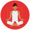 Chakra Raiz Meditacao Ícone