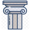 Ionic Capital Column Pillar Icon