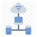 Io T Hub Smart Hub Cloud System Symbol