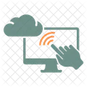 Iot Cloud Computer Icon