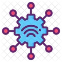 IoT-Infrastruktur  Symbol