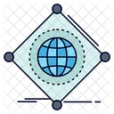 Iot Network Global Iot Things Icon