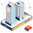 Technology Virtual Iot Icon