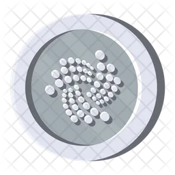 Iota Silver Coin  Icon