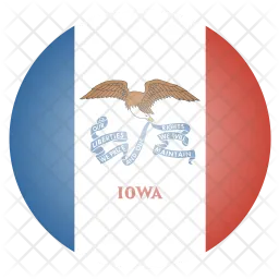 Iowa Flag Icon