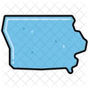 Iowa States Location Icône