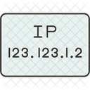 Ip Address Cyber Icon
