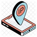 IP Adresse Standort Navigation Symbol