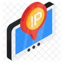 IP Adresse Standort Navigation Symbol