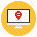 Localizacao IP Endereco IP Pino De Localizacao Ícone