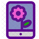 I Pad Blume Blumenfoto Smartphone Symbol