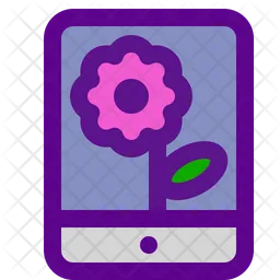 IPad Blume  Symbol