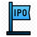 IPO 플래그 비즈니스 아이콘