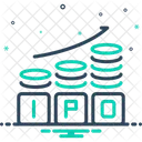 Ipo Initial Public Offering Raise Capital Icon