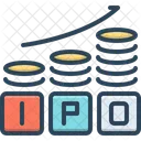 Ipo Initial Public Offering Raise Capital Icon