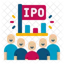 Ipo Initial Public Offering Icon
