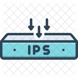 Ips Icon - Download in Colored Outline Style