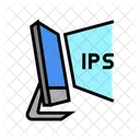Ips Computer Display Icon