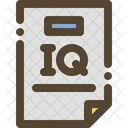 Iq Test Score Icon
