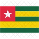 Bandeira Pais Togo Ícone