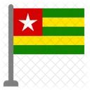 Bandeira Pais Togo Ícone