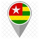 Togo Localizacao Do Pais Localizacao Ícone