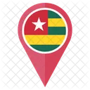 Togo Bandeira Ícone