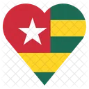 Togo Bandeira Pais Ícone