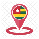 Togo Bandeira Ícone