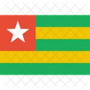 Togo Bandeira Mundo Ícone