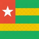 Togo Bandeira Mundo Ícone